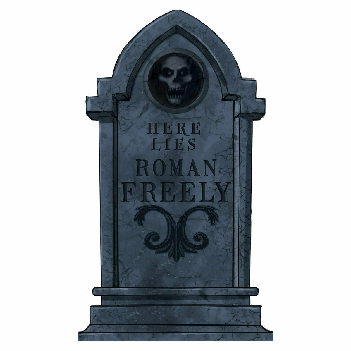 Amscan HOLIDAY: HALLOWEEN Here Lies Roman Freely Tombstone