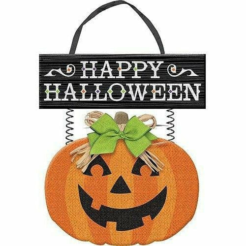 Amscan HOLIDAY: HALLOWEEN Jack-o’-Lantern Happy Halloween Sign