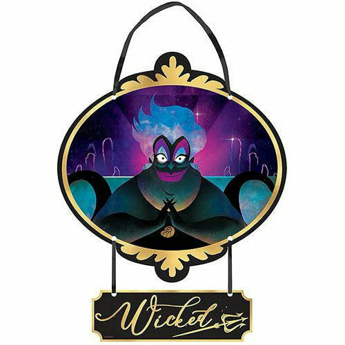 Amscan HOLIDAY: HALLOWEEN Mini Wicked Ursula Disney Stacked Sign - Disney Villains