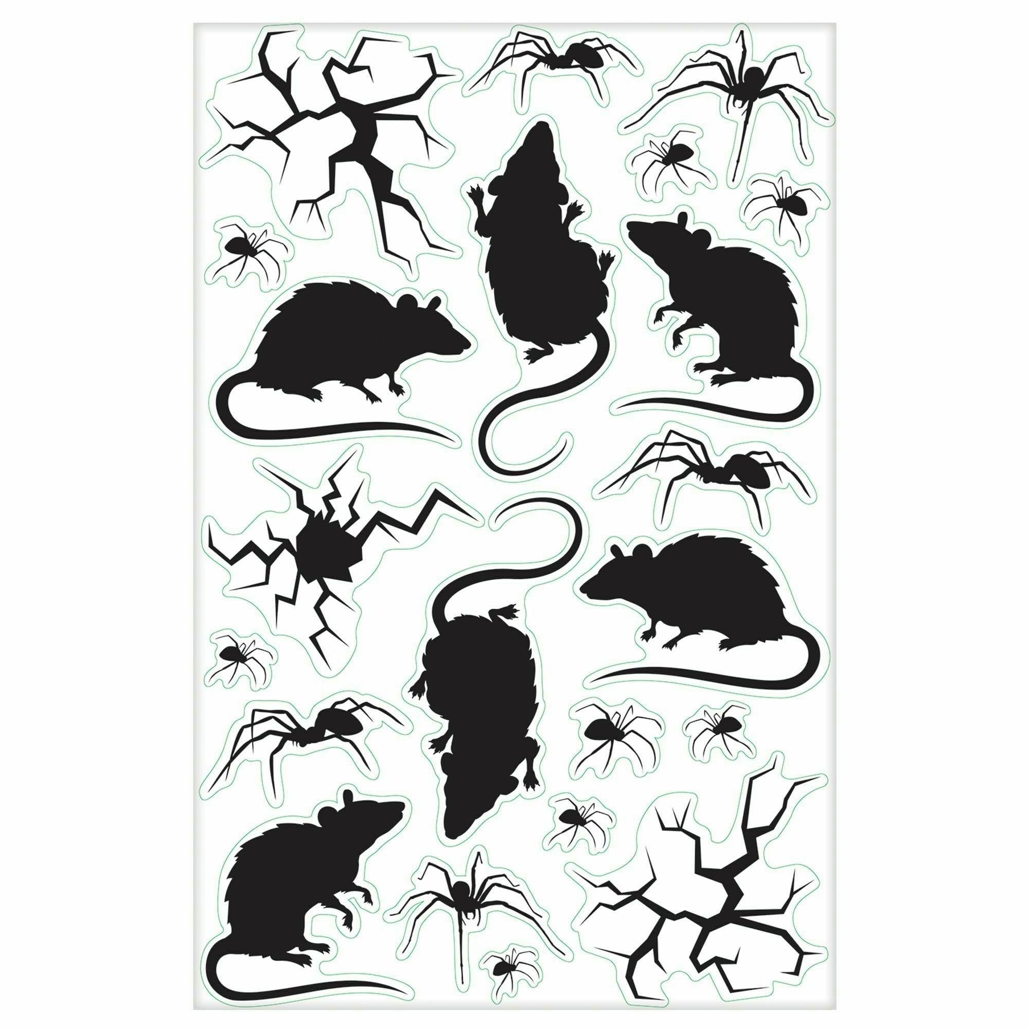 Amscan HOLIDAY: HALLOWEEN Rats/Bugs/Cracks Wall Grabber