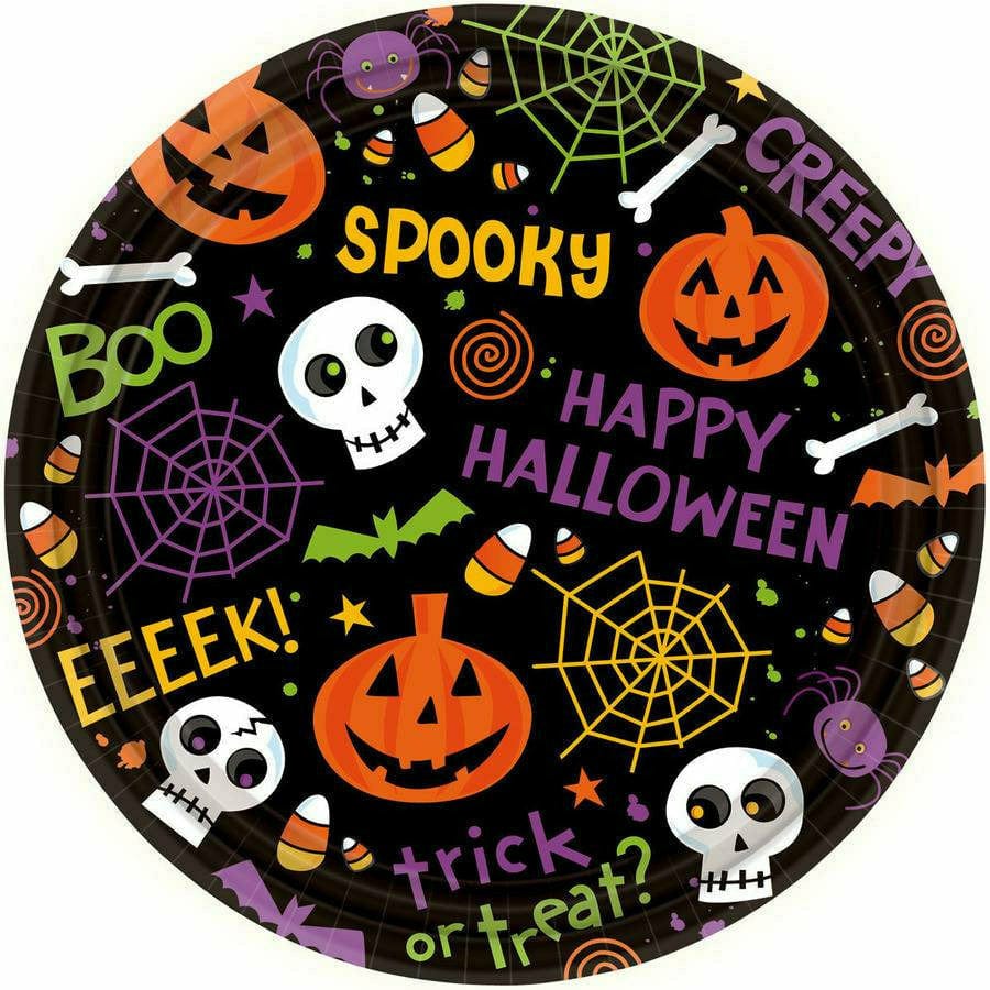 Amscan HOLIDAY: HALLOWEEN Spooktacular Lunch Plates