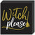 Amscan HOLIDAY: HALLOWEEN Witch Square Standing Plaque