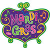 Amscan HOLIDAY: MARDI GRAS MARDI GRAS CARDBOARD MEDIUM CUTOUT