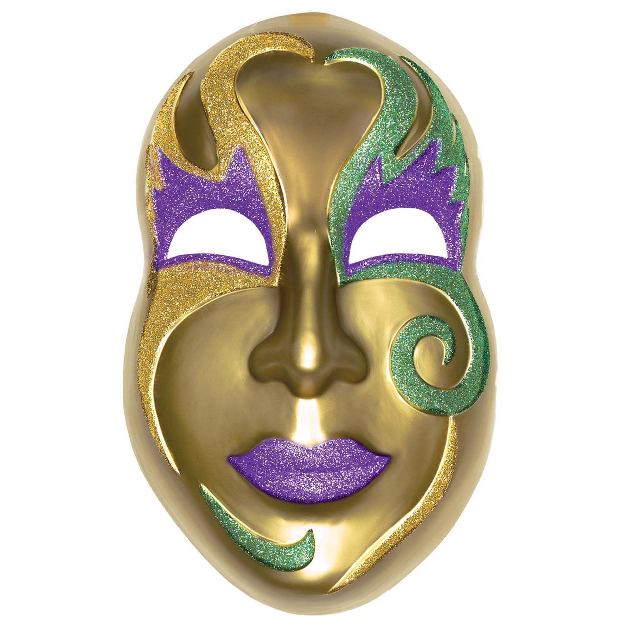 Amscan HOLIDAY: MARDI GRAS Mardi Gras Jumbo Face Mask