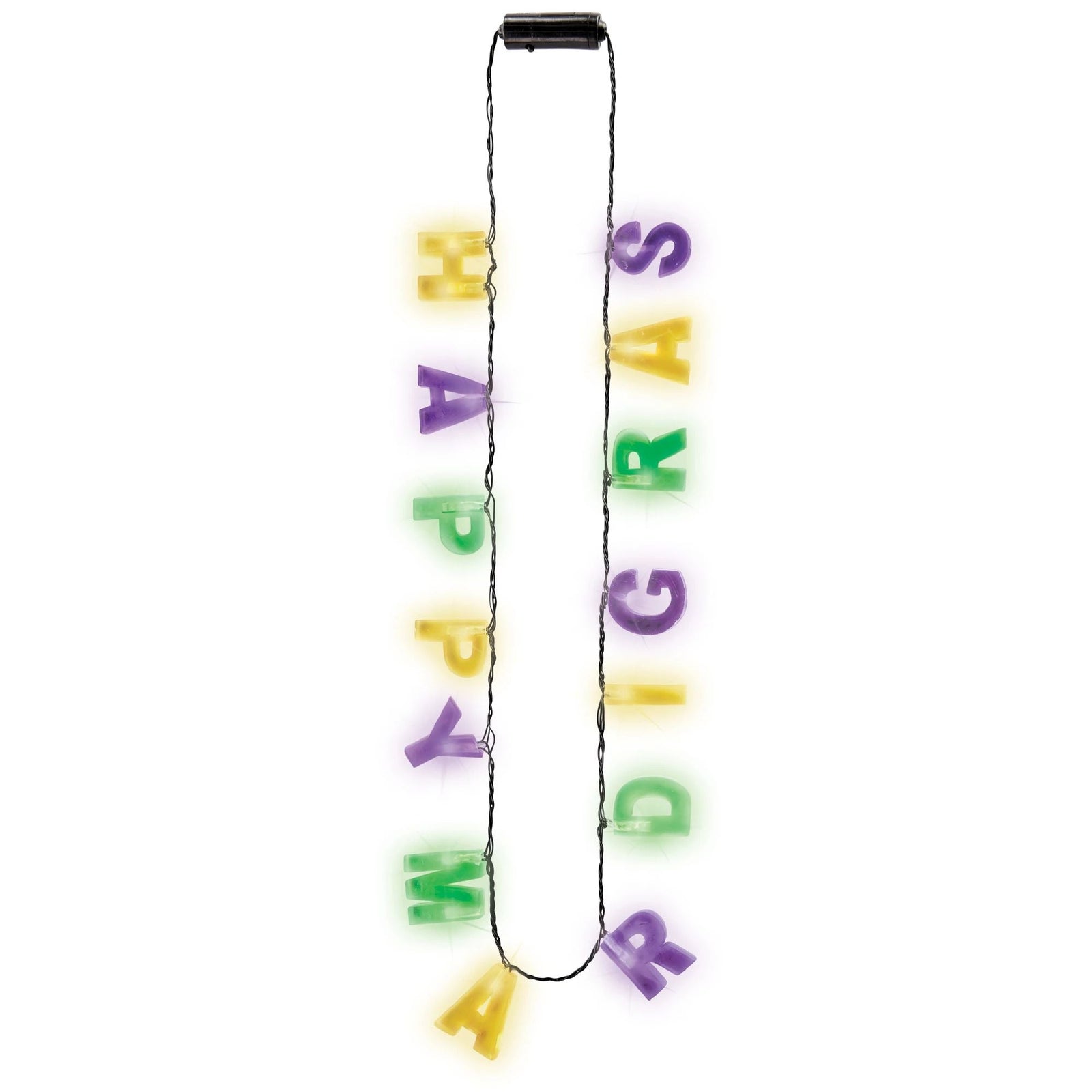 Amscan HOLIDAY: MARDI GRAS Mardi Gras Light Up Necklace