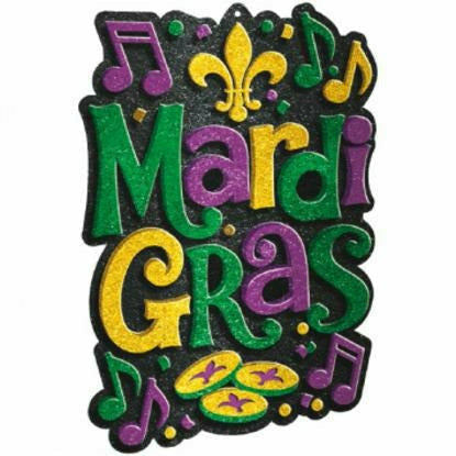 Amscan HOLIDAY: MARDI GRAS Mardi Gras Plastic Cut Out
