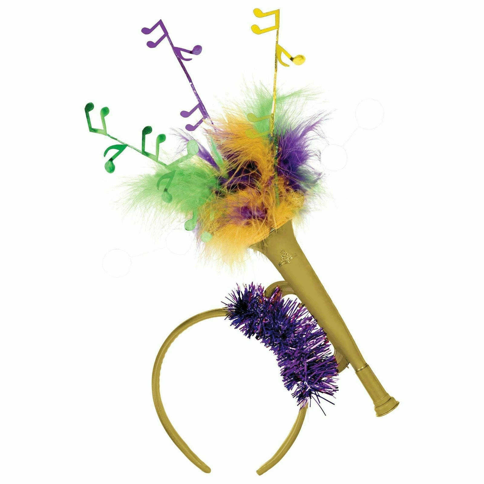 Amscan HOLIDAY: MARDI GRAS Mardi Gras Tumpet Headband