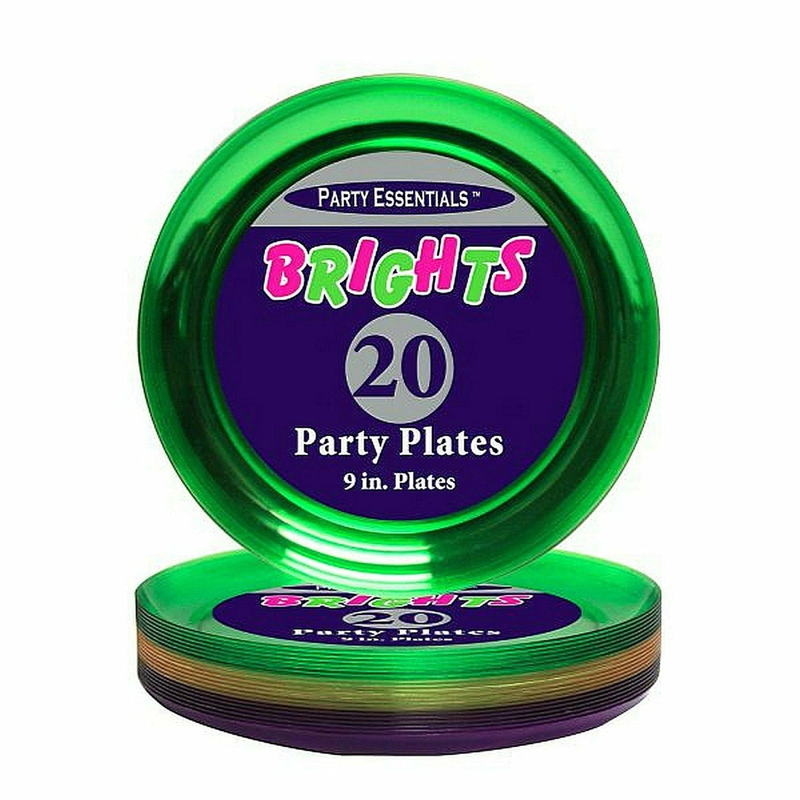 Amscan HOLIDAY: MARDI GRAS Party Essentials 9" Party Plates - Mardi Gras 20 Ct.