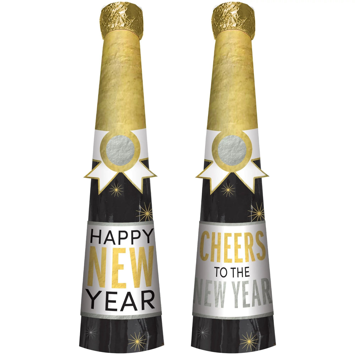 Amscan HOLIDAY: NEW YEAR&#39;S Bubbly Bottle Party Crackers