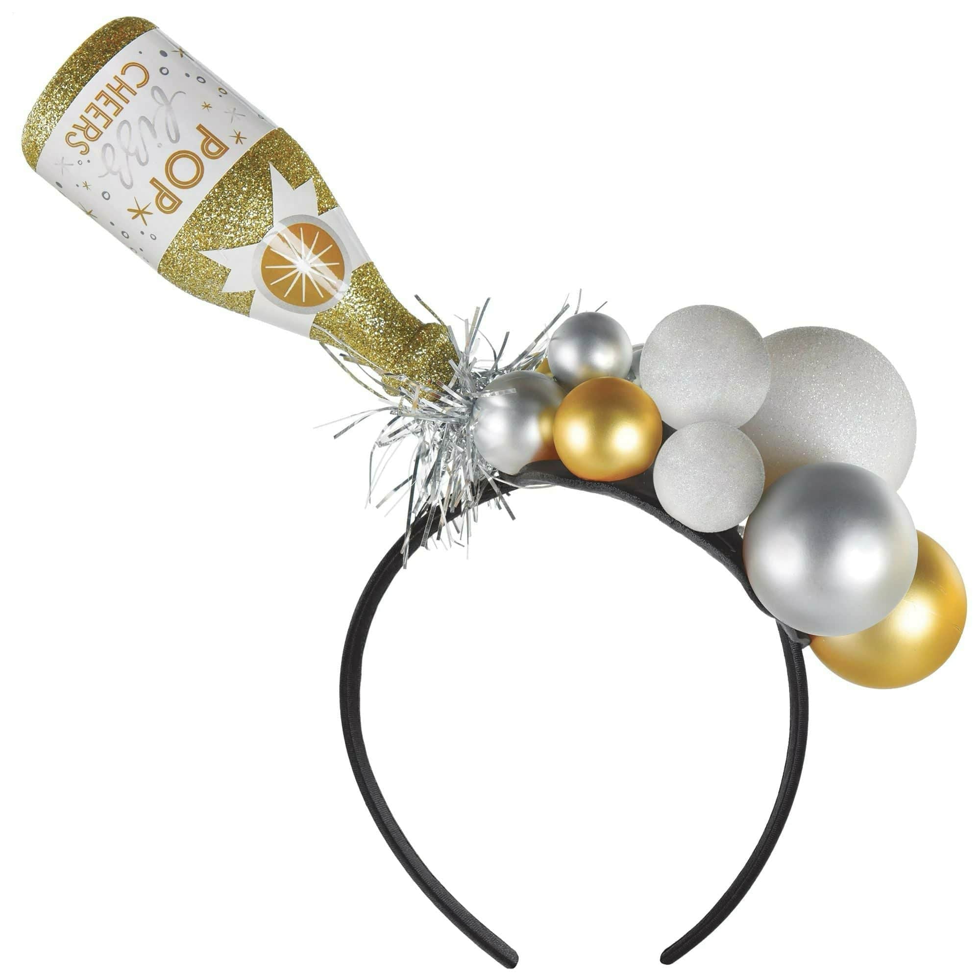 Amscan HOLIDAY: NEW YEAR'S Champagne Bottle and Bubbles Headband