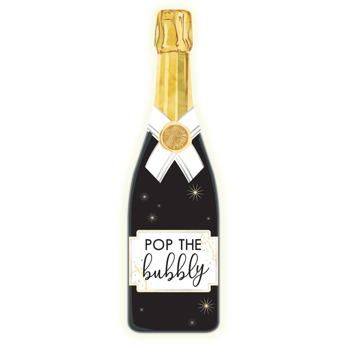 Amscan HOLIDAY: NEW YEAR&#39;S Champagne Bottle LED Sign