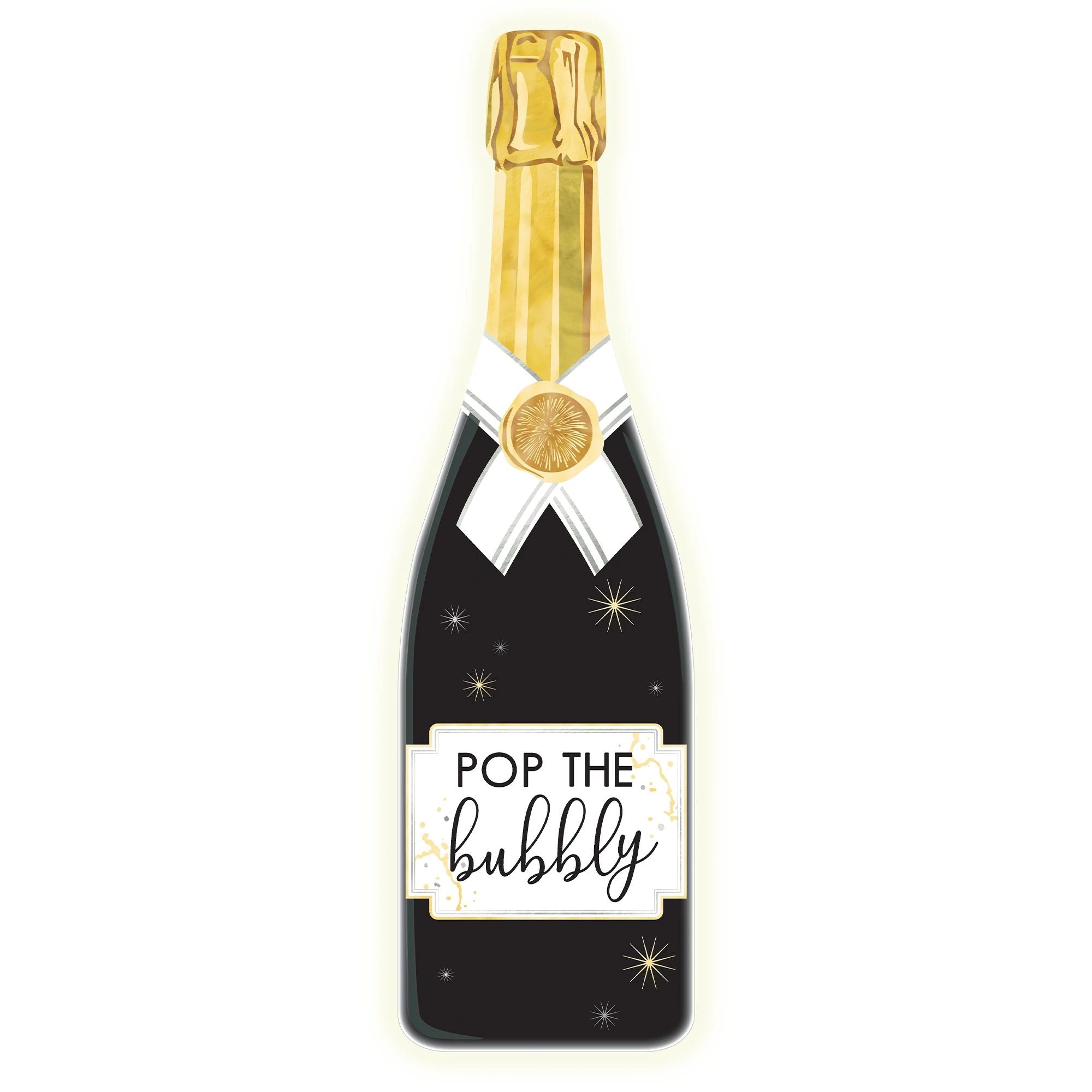Amscan HOLIDAY: NEW YEAR'S Champagne Bottle LED Sign