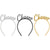 Amscan HOLIDAY: NEW YEAR'S "Cheers" Headbands - Black, Silver, Gold