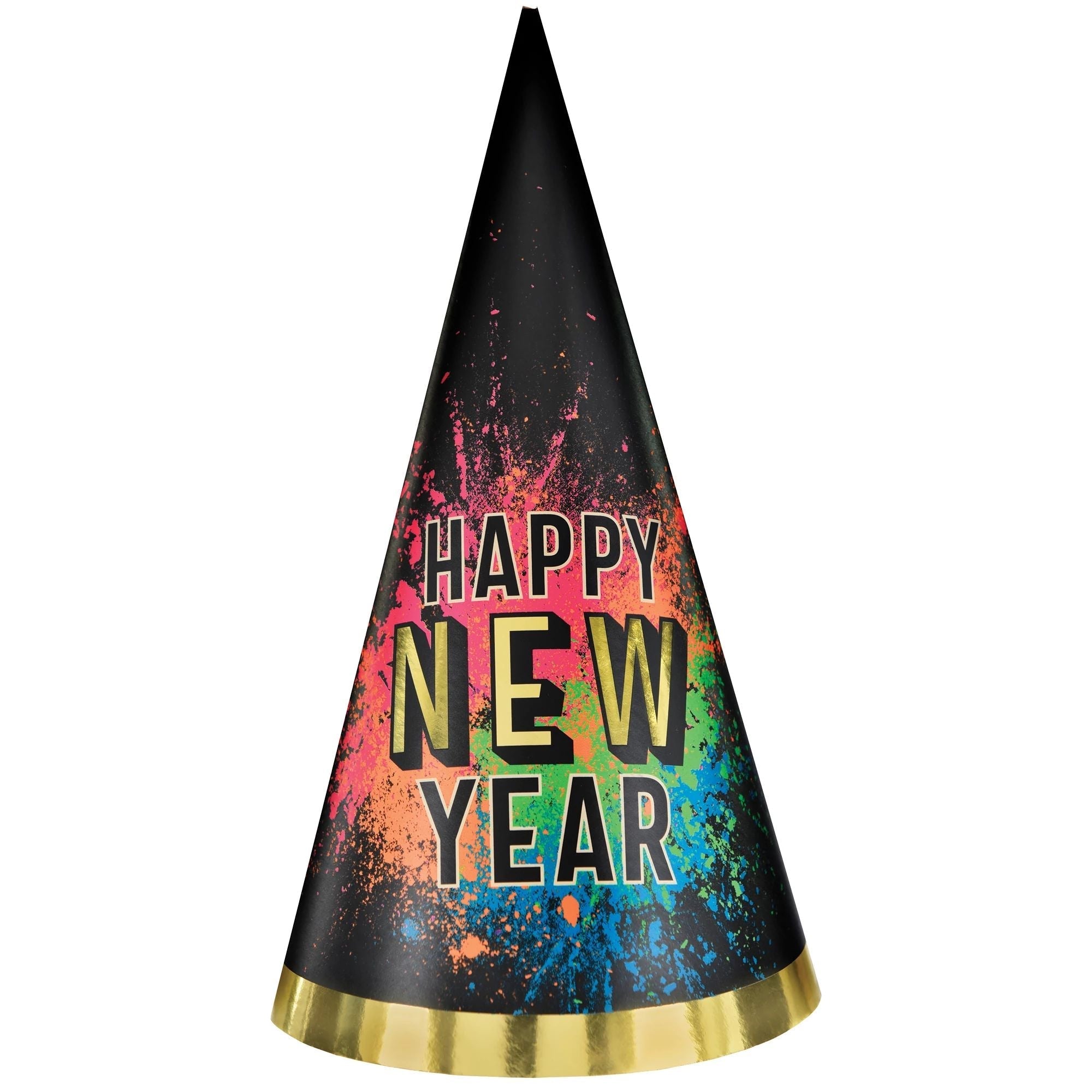 Amscan HOLIDAY: NEW YEAR'S Countdown Glow Happy New Year Cone Hat
