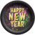 Amscan HOLIDAY: NEW YEAR'S Countdown Glow Round Lunch Plates