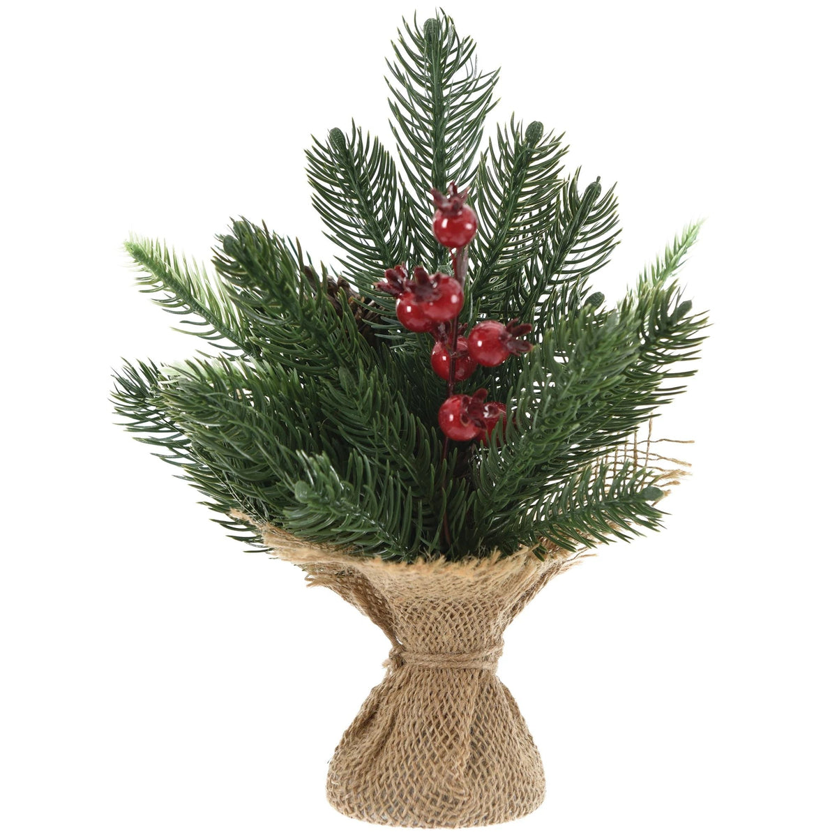Amscan HOLIDAY: NEW YEAR'S Faux Pine Tabletop Décor, 10"