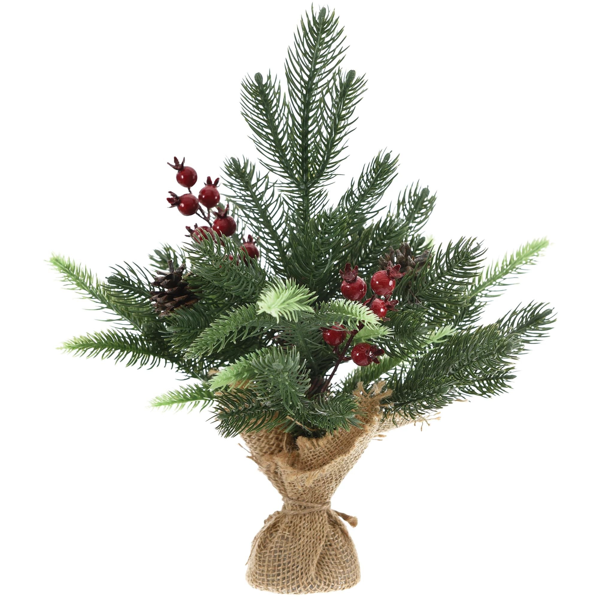 Amscan HOLIDAY: NEW YEAR'S Faux Pine Tabletop Décor, 14"