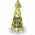 Amscan HOLIDAY: NEW YEAR'S Gold Tall New Year's Cone Hat