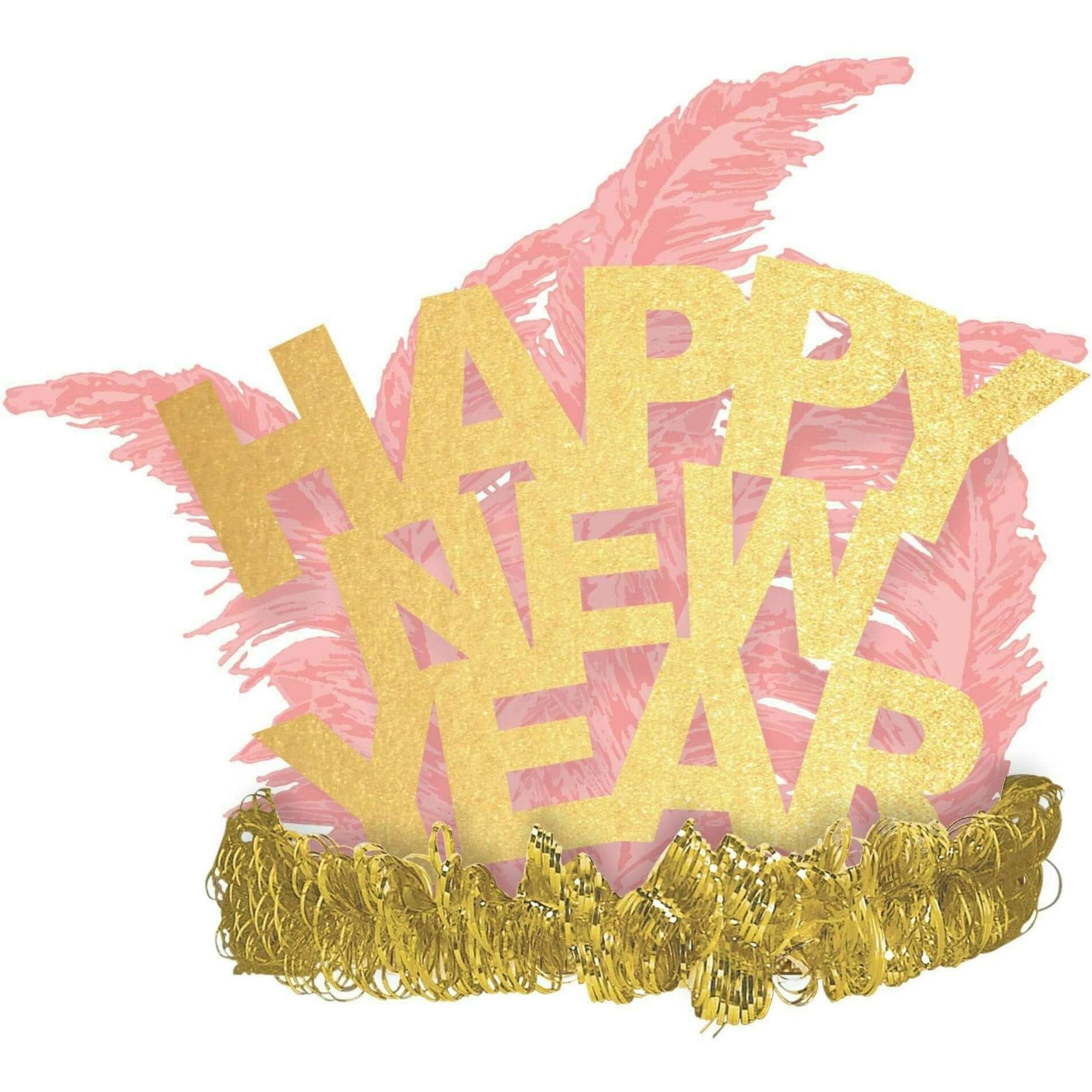 Amscan HOLIDAY: NEW YEAR'S Happy New Year Feather Tiara