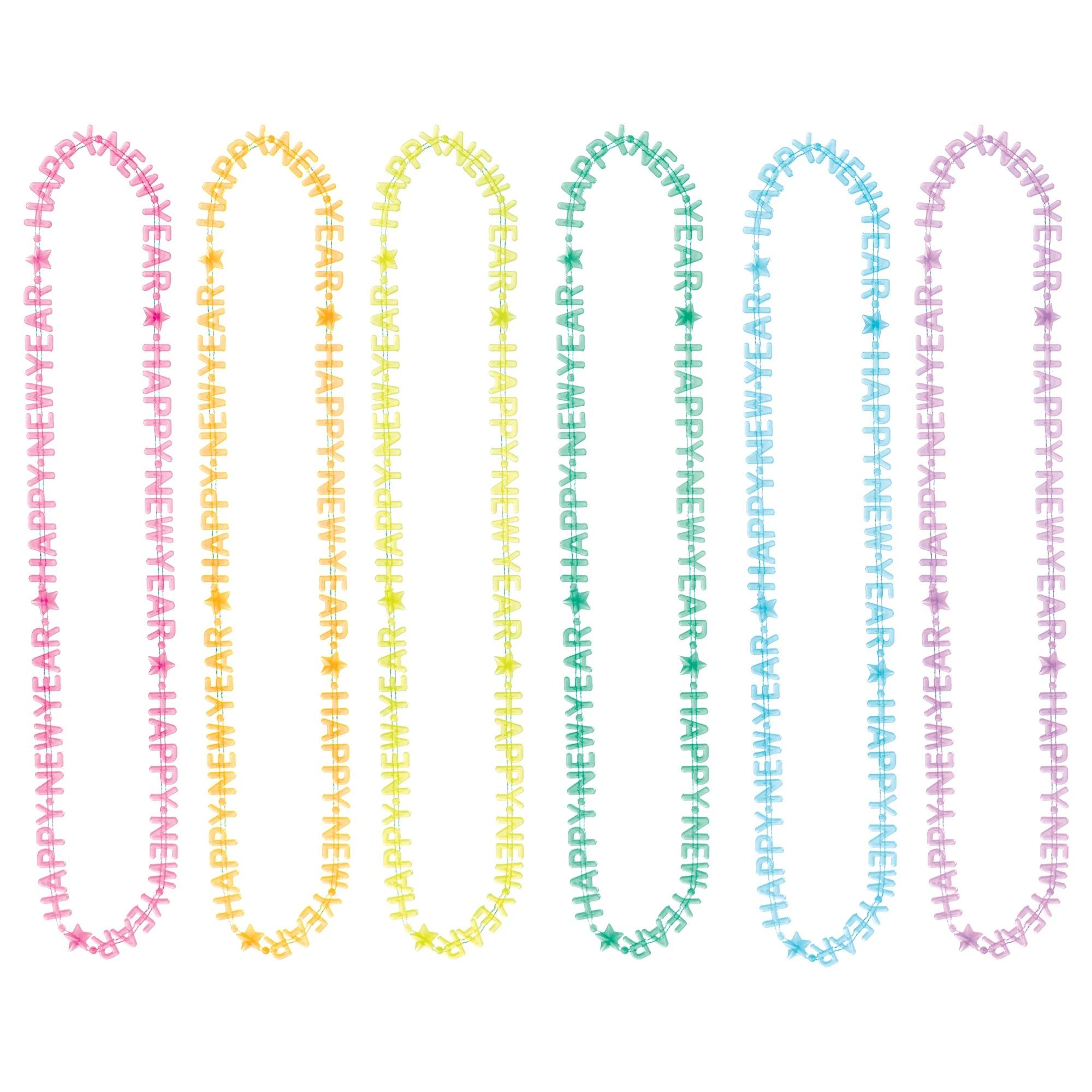 Amscan HOLIDAY: NEW YEAR'S Happy New Year Glow Necklaces