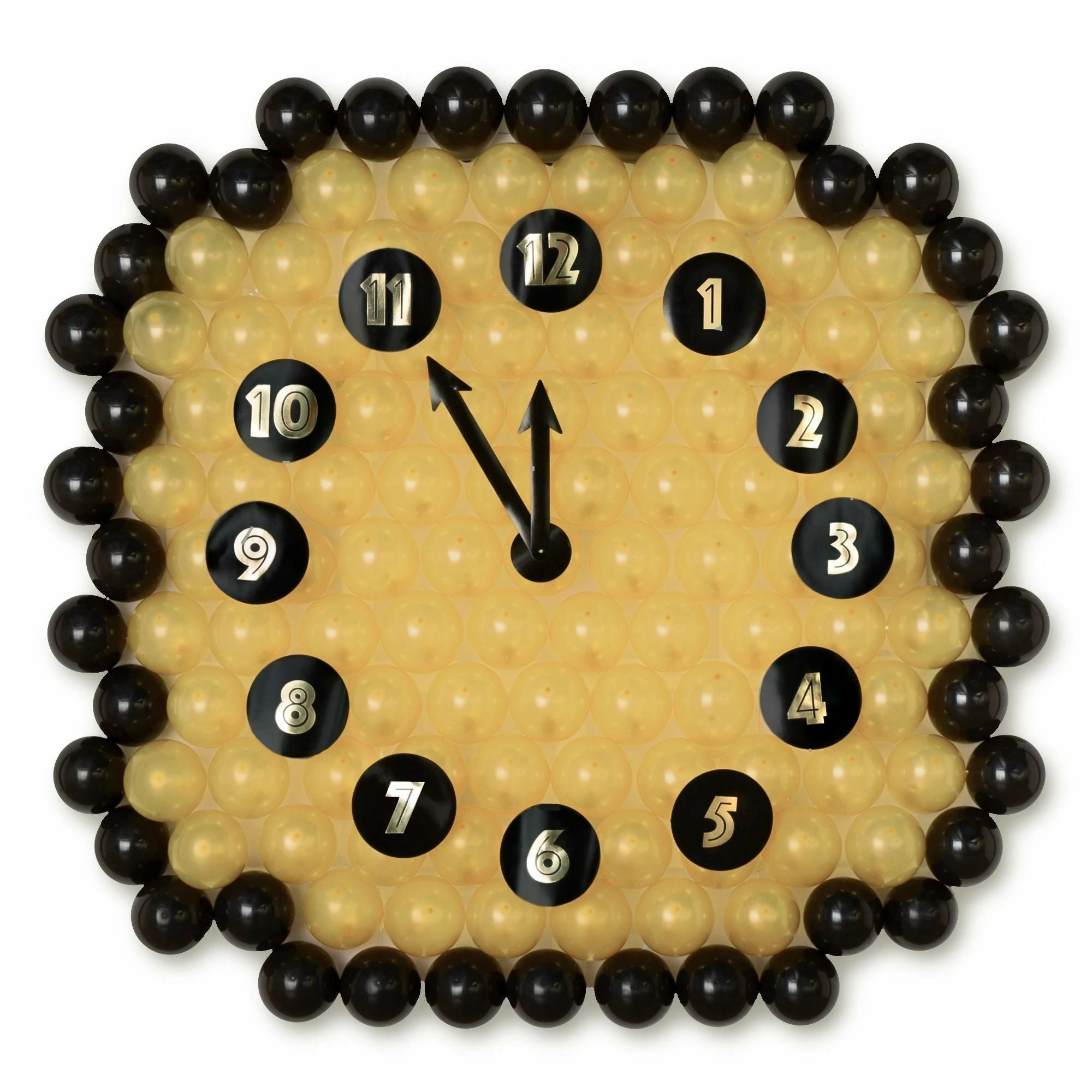 Amscan HOLIDAY: NEW YEAR'S New Year's Eve Countdown Clock Sculpted Balloon Back Drop Kit