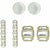 Amscan HOLIDAY: NEW YEAR'S New Year's Eve Pearl Earring Set 6pc