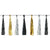 Amscan HOLIDAY: NEW YEAR'S New Year's Foil Tassel Garland - Black, Silver, Gold