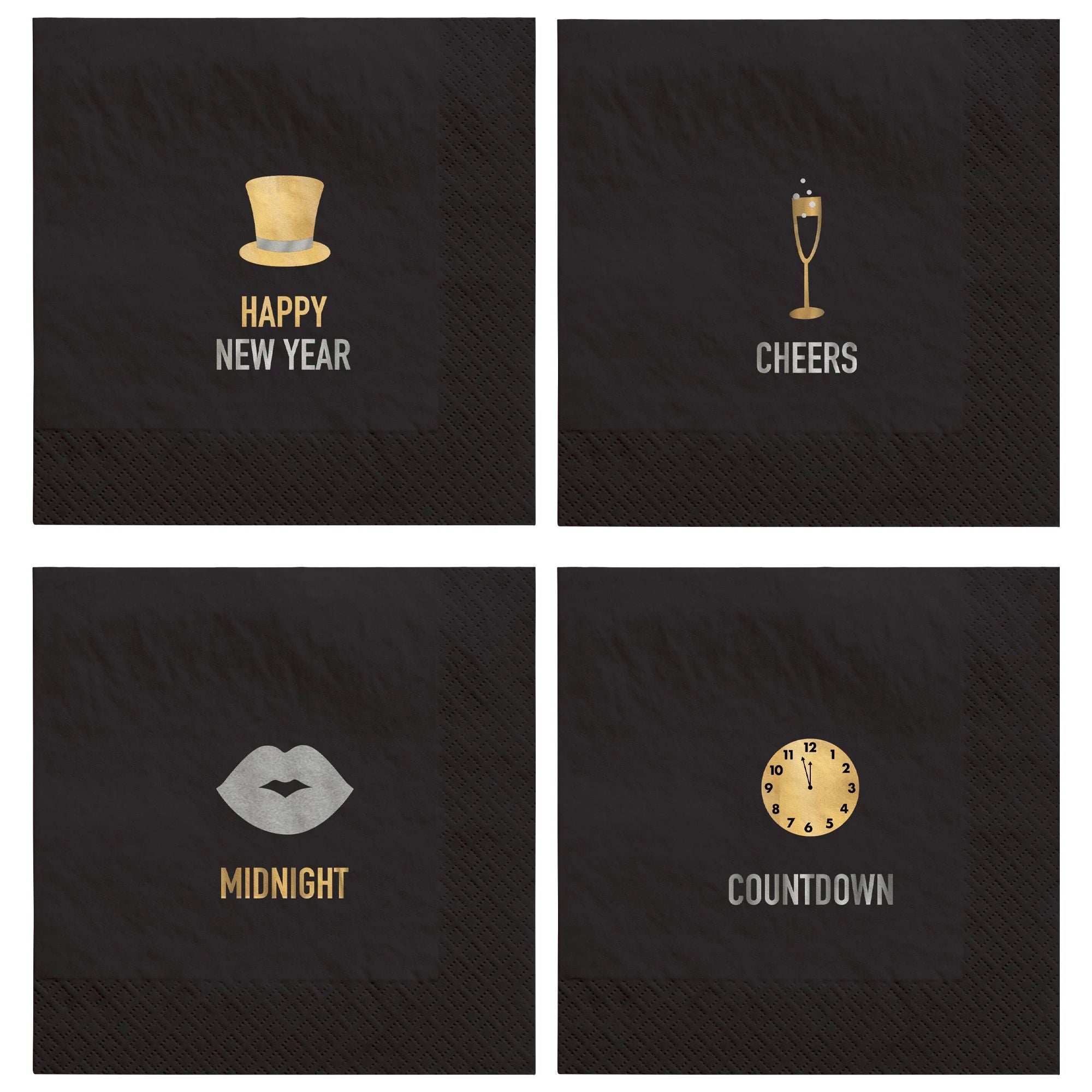 Amscan HOLIDAY: NEW YEAR'S New Year's Multipack Beverage Napkins