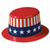 Amscan HOLIDAY: PATRIOTIC 4th of July Plastic Top Hat