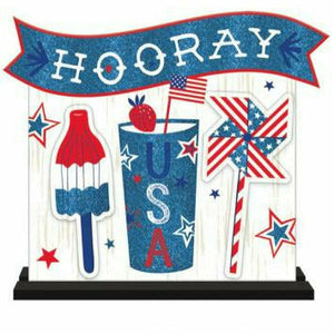 Amscan HOLIDAY: PATRIOTIC Hooray USA Stand Sign