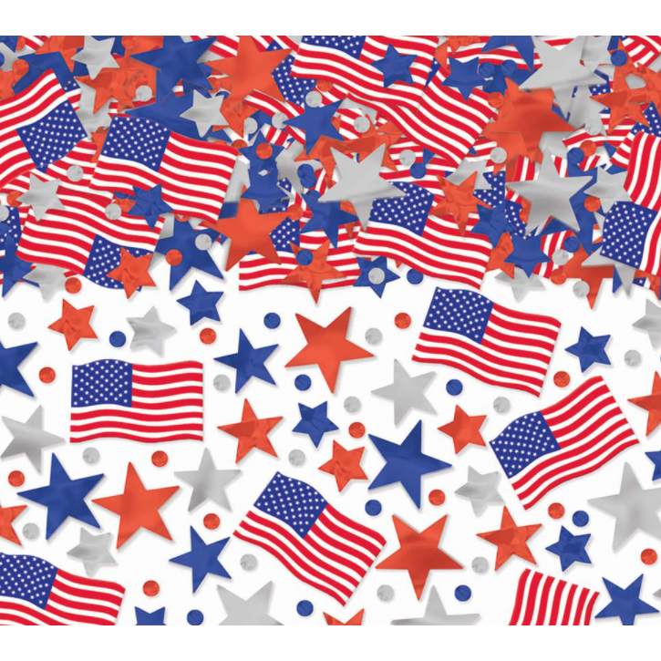 Amscan HOLIDAY: PATRIOTIC Patriotic Confetti Value Pack
