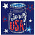 Amscan HOLIDAY: PATRIOTIC Patriotic Hooray USA Beverage Napkins 36ct