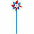Amscan HOLIDAY: PATRIOTIC Patriotic Mini Pinwheel - Plastic