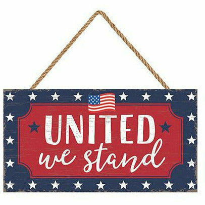 Amscan HOLIDAY: PATRIOTIC Patriotic Red, White & Blue United We Stand Sign