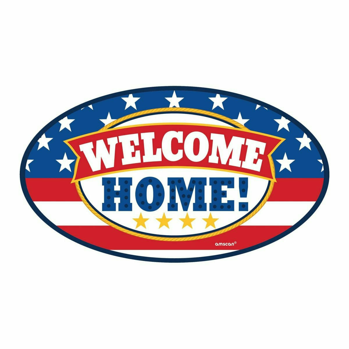 Amscan HOLIDAY: PATRIOTIC Patriotic Welcome Home Car Magnet