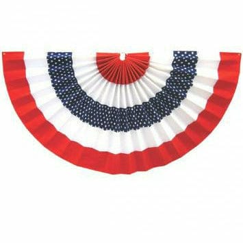 Amscan HOLIDAY: PATRIOTIC Red, White & Blue Large Star Bunting 36" x 72