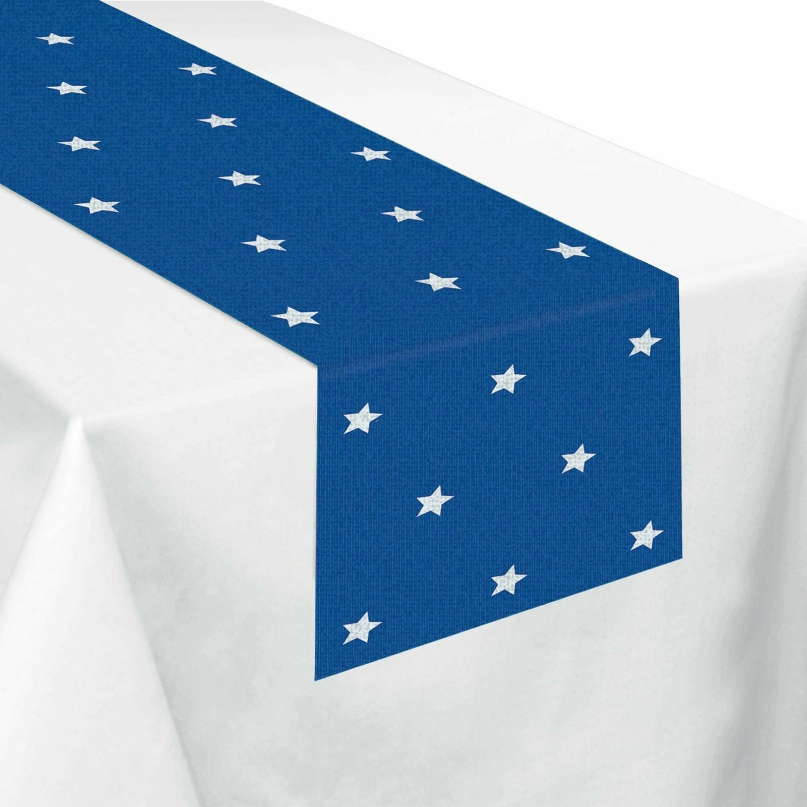 Amscan HOLIDAY: PATRIOTIC Stars Fabric Table Runner