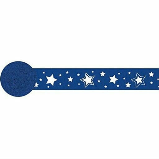 Amscan HOLIDAY: PATRIOTIC Stars Streamer - Bright Royal Blue