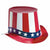 Amscan HOLIDAY: PATRIOTIC USA Top Hat