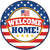 Amscan HOLIDAY: PATRIOTIC Welcome Home Dessert Plates