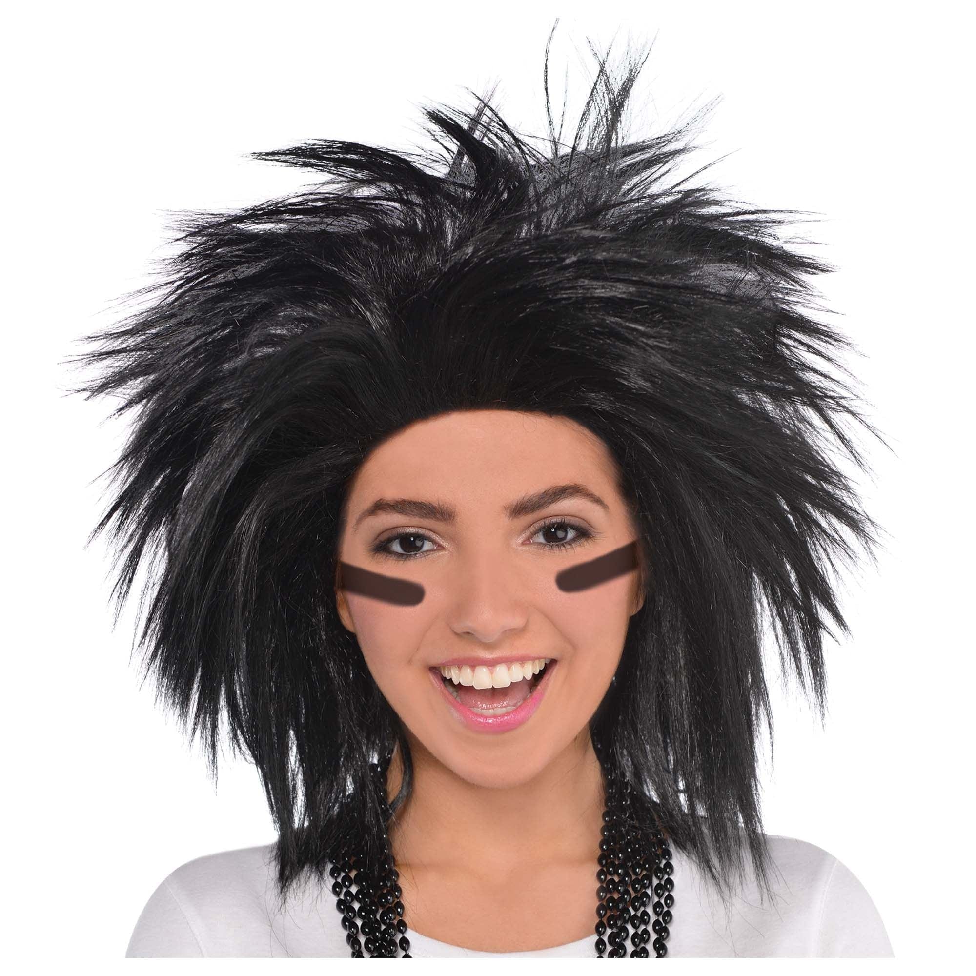 Amscan HOLIDAY: SPIRIT Black Crazy Wig