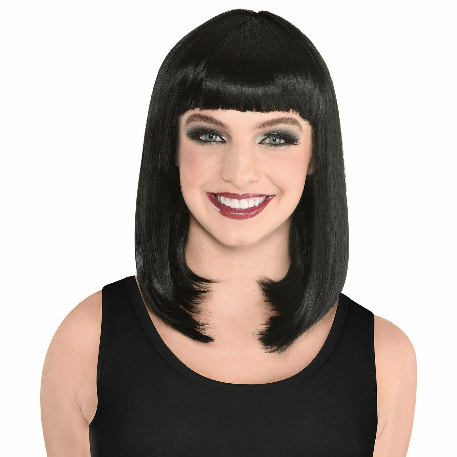 Amscan HOLIDAY: SPIRIT Black Long Bob Wig