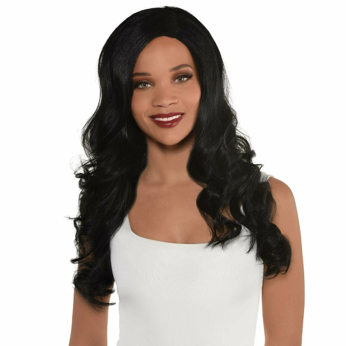 Amscan HOLIDAY: SPIRIT Glamorous Long Black Wig