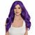 Amscan HOLIDAY: SPIRIT Glamorous Long Purple Wig