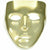 Amscan HOLIDAY: SPIRIT Gold Full Face Mask