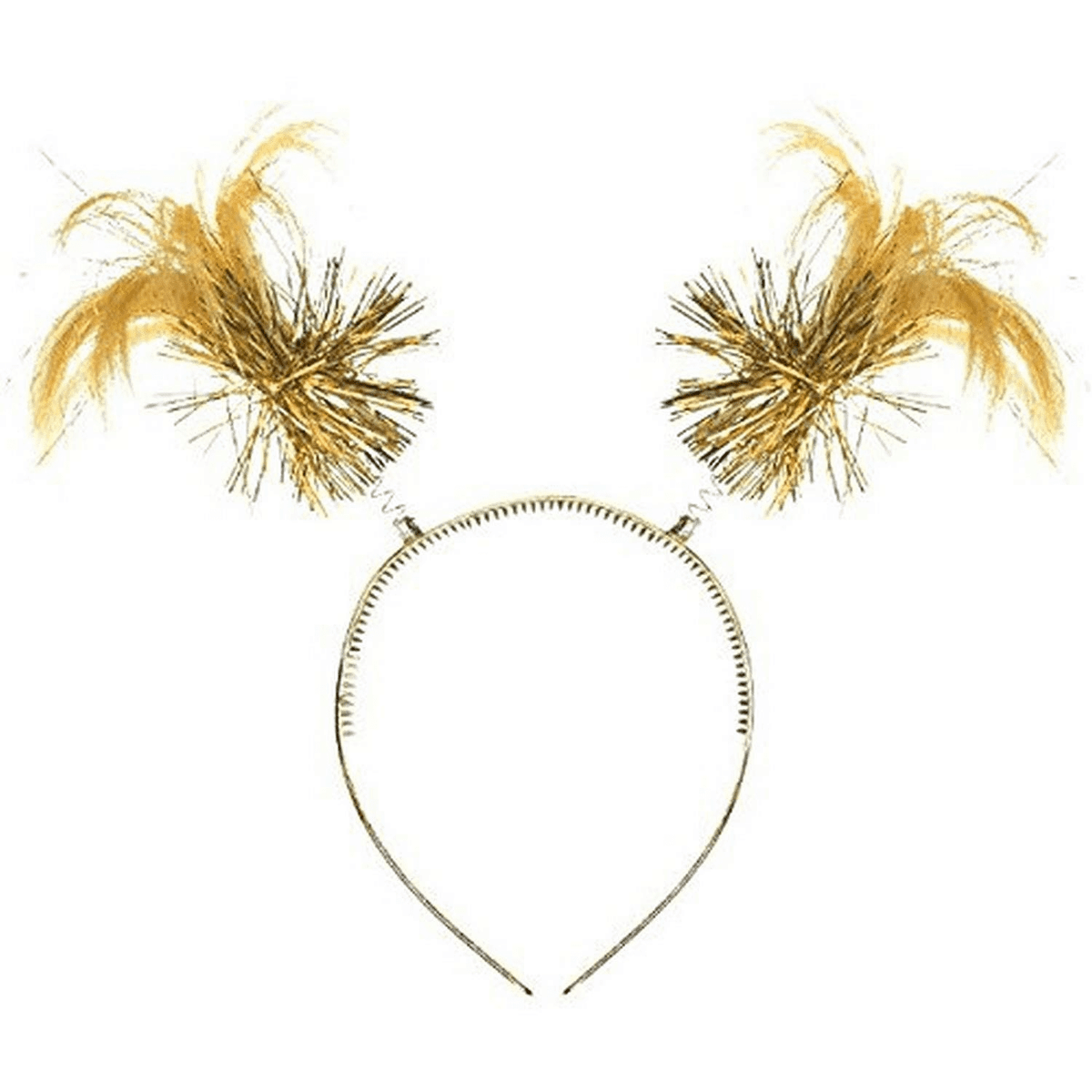 Amscan HOLIDAY: SPIRIT Gold Ponytail Headband