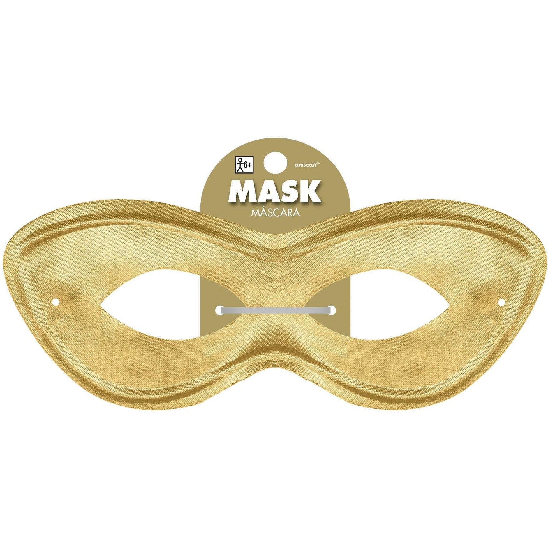 Amscan HOLIDAY: SPIRIT Gold Superhero Mask
