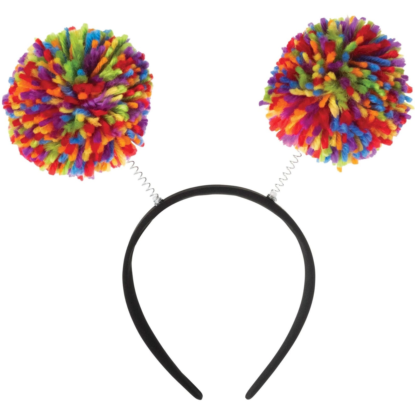 Amscan HOLIDAY: SPIRIT Pom Pom Headbopper - Rainbow