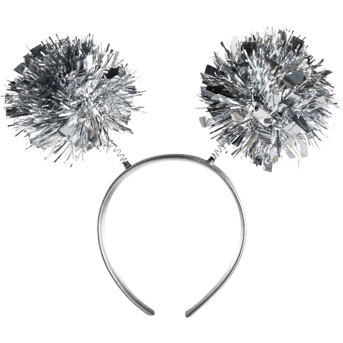 Amscan HOLIDAY: SPIRIT Pom Pom Headbopper - Silver