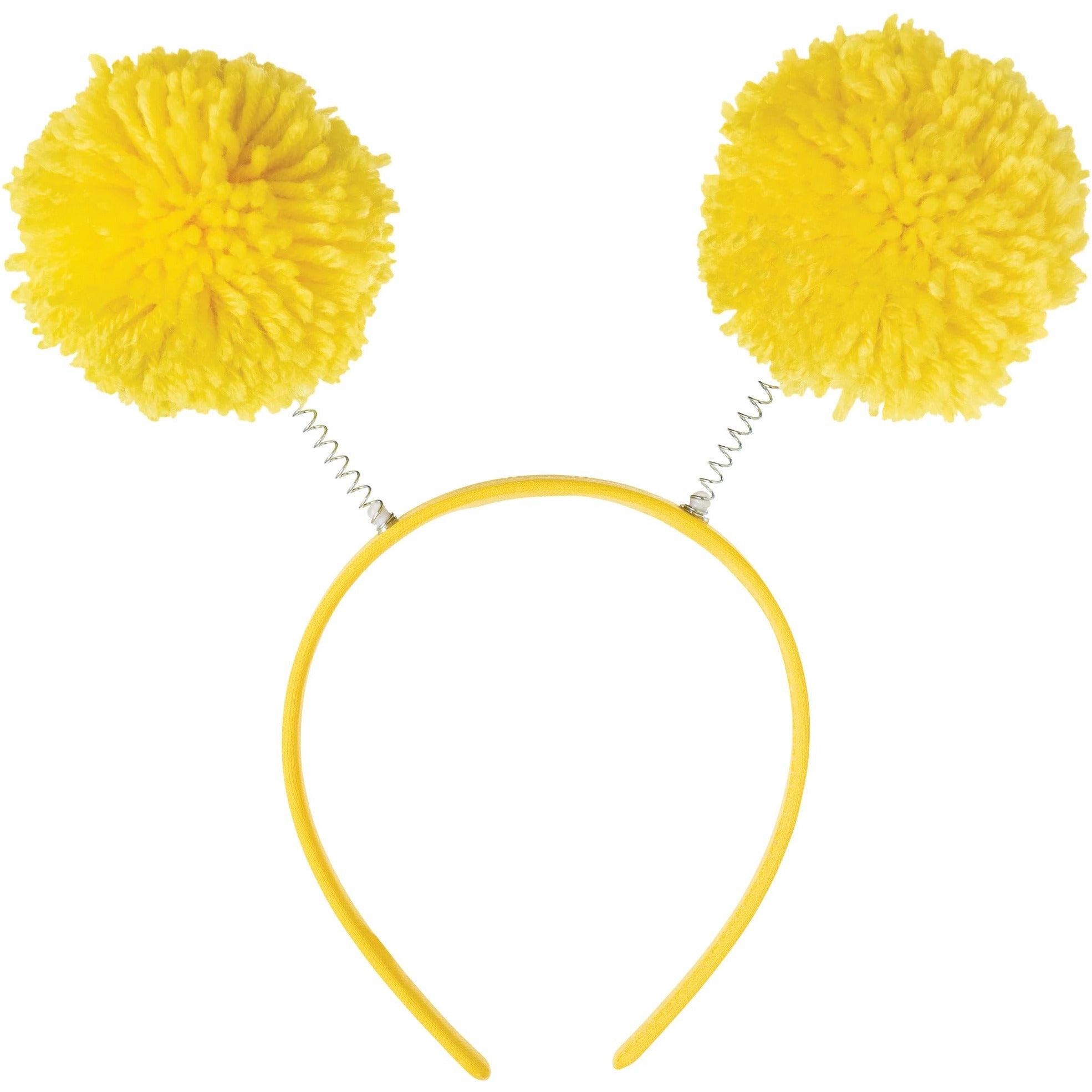 Amscan HOLIDAY: SPIRIT Pom Pom Headbopper - Yellow